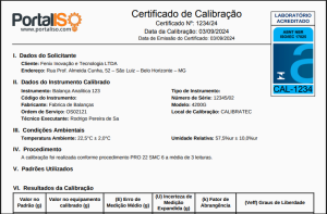 Software para Laboratório de Calibração